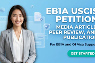 publish eb1 media article on top media sites for uscis petition and o1 visa