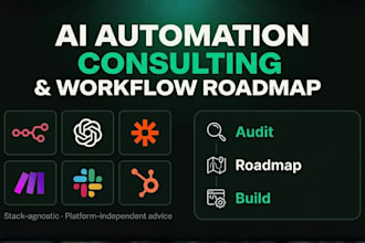 provide ai automation consulting and build your n8n workflow roadmap