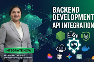 backend developer and API integrations for ai apps, websites, and saas