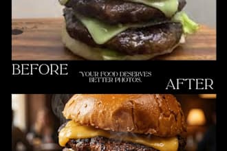 turn phone food photos into professional food visuals
