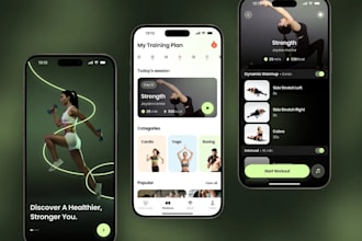 develop fitness app, gym workout app, health and wellness app, meditation app