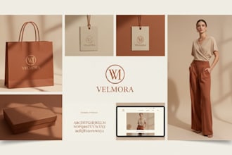 design canva brandkit style corporate identity brandbook brand guide logo design