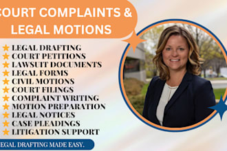 be civil lawyer for property, business, employment, and personal injury lawsuits