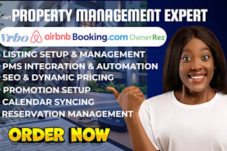setup property listing on airbnb, booking com, vrbo, lodgify, ownerrez, hostaway