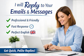 write your messages and emails