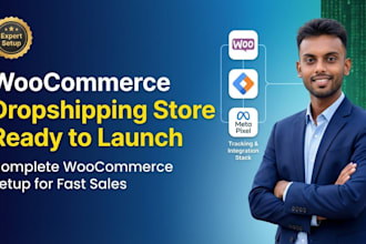 create a ready woocommerce dropshipping store for facebook and tiktok ads