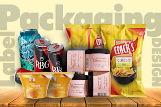 creative packaging and label design for your brand