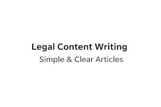 write legal articles and case summaries in simple english