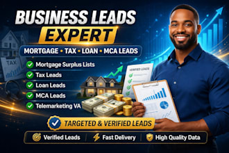 find mortgage surplus lists tax leads loan leads telemarketing VA mca leads