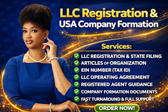 do llc registration, formation and ein number, USA company formation