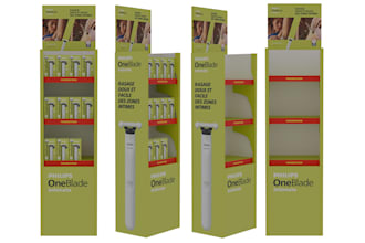 design a 3d retail pos display or fsdu for your product