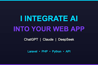 integrate ai into your laravel or PHP web app using API and automation