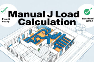 perform manual j load calculation for residential hvac design