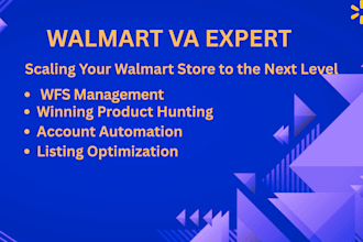 do walmart product listing and optimization