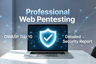 pen test your website and provide a detailed security report