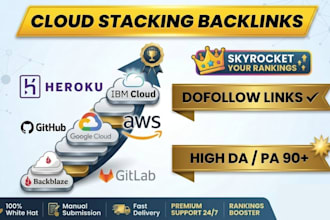 build dofollow contextual cloud stacking backlinks for SEO authority