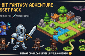 design and animate pixel art character games sprites and sprite sheets