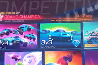 coach you in rocket league, and play with you, gc1 coaching