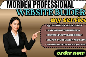 build modern professional responsive layout wix webflow framer website