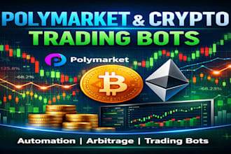 create polymarket bot, crypto trading bot, arbitrage bot