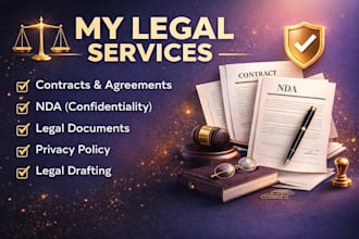 draft contracts, nda, legal agreements and documents