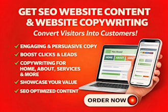seo website content, website copy and sales copy