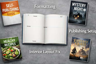 format and publish your book on KDP, ebook and paperback expert