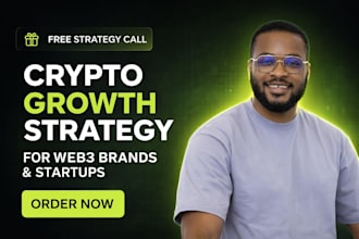 plan crypto marketing and growth strategy for web3 startups