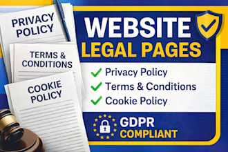 write privacy policy and terms and conditions for website