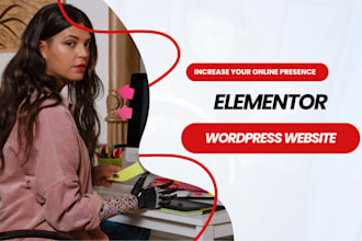 elementor, wordpress website with elementor pro, elementor website design