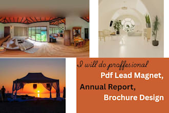 design ebook, brochure, pdf lead magnet