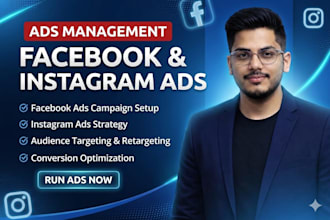 setup, manage facebook ads, fb meta ads, shopify ads campaign for leads or sales