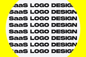 design a modern minimalistic saas logo