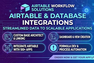 build custom airtable databases, automations, and CRM systems for your business
