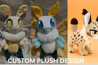 create handmade soft custom plush toy stuffed animals crochet kawaii plushie toy