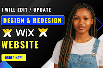edit wix website fix wix website redesign wix website edit wix studio website