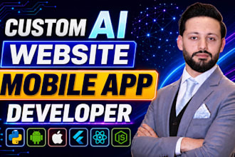 develop ai app, ai saas, ai website, ai mobile app, ai chatbot as software dev