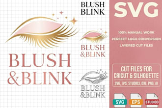 do professional svg logo, svg design, convert image