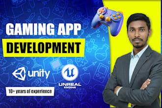 develop 2d 3d mobile game in unity or unreal engine for android ios