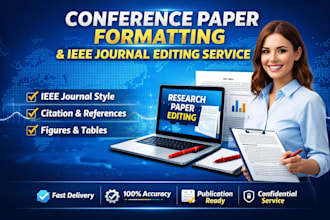 conference paper formatting, ieee journal style research editing service article