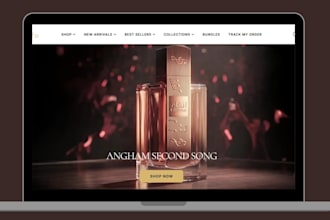 design luxury perfume website fragrance store cologne store body spray website