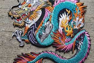do embroidery digitizing logo into emb dst pes files in few hr