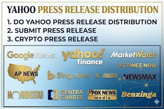 do yahoo press release distribution submit press release crypto press release
