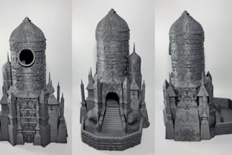 design custom dice tower stl for 3d printing tabletop rpg dnd and board games