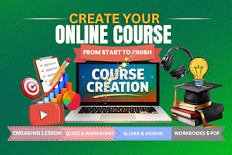 create online course content course creation course curriculum ppt slides