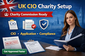 set up your UK cio charity and prepare your charity comission application