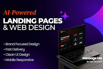 design modern ai vibe coded websites and landing pages