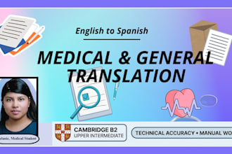professionally translate medical, scientific, and general documents