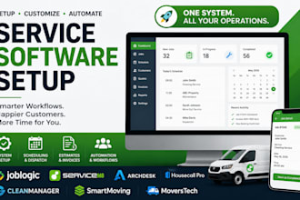 do joblogic servicem8 archdesk housecall pro cleanmanager smartmoving moverstech