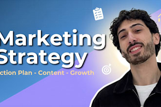 write a complete digital marketing strategy and content plan